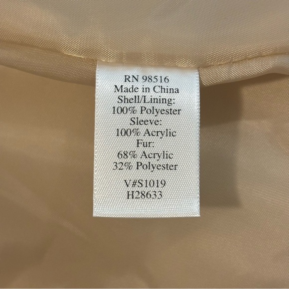 NWT Coldwater Creek Beige Sweater Jacket, Size Large - Picture 11 of 12